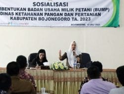 Tingkatkan Kesejahteraan, Bupati Bojonegoro Minta Gapoktan Berkembang Jadi BUMP