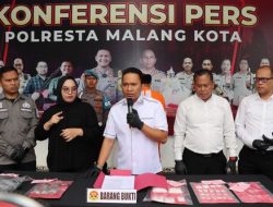 Polisi Malang Kota Tangkap Driver Ojol Pemilik Sabu, Ganja dan Inex