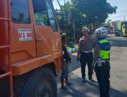 Satlantas Tegur Pemilik Armada Dump Truck Pengangkut Tanah Urug