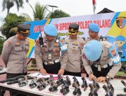 Polres Malang Periksa Senpi Anggota Secara Berkala