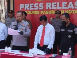 Polisi Pasuruan Kota Lakukan Operasi Tumpas Narkoba, Tangkap 4 Pengedar Narkoba