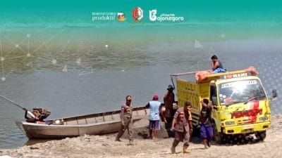 Warga Merasa Tenang, Satpol PP Bojonegoro Tertibkan Tambang Pasir Ilegal di Bengawan Solo