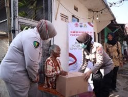 Jelang HUT Polwan ke-75 ,Polwan Polres Malang Blusukan ke Kampung Penampungan