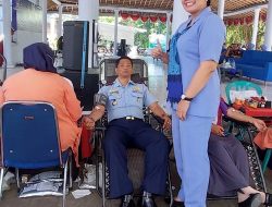 Dansat Radar 222 Ploso Jombang Gelar Donor Darah di Hari Bhakti TNI AU ke-76