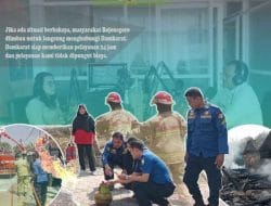 Petugas Damkarat Bojonegoro Selalu Siaga, Warga Beri Semangat untuk Atasi Kebakaran