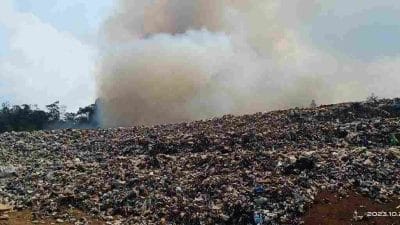 TPA Tlekung Kota Batu Dilalap Sijago Merah Selama 3 Jam