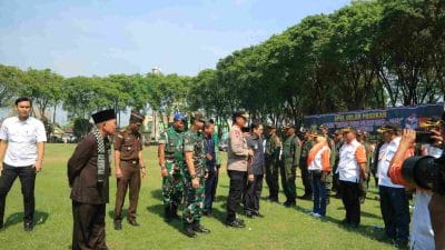 Pj Bupati Bojonegoro dan Forkopimda Ikuti Apel Kesiapan Pemilu 2024, Ajak Semua Masyarakat Jaga Kondusifitas