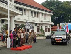 Pj Wali Kota Malang Berangkatkan Kirab Pataka Jer Basuki Mawa Beya