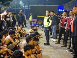 Kembali Polres Malang Gulung dan Tilang Puluhan Pelaku Balap Liar