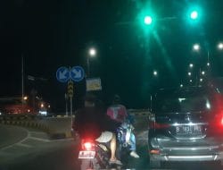 Exit Tol Gending Probolinggo Jadi Arena Balap Liar