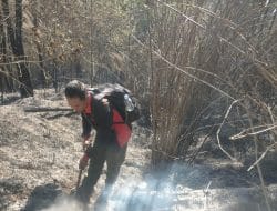 Luas Area Terbakar Gunung Kawi Sudah Mencapai 46 Hektare