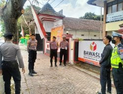 Jelang Pemilu, Polres Blitar Intensifkan Patroli ke Bawaslu