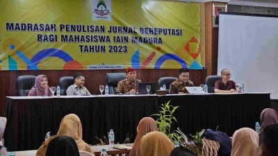Gelar Madrasah Kepenulisan, IAIN Madura Targetkan Mahasiswa Menulis Pada Jurnal Sinta I