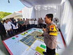 Simulasi SISPAMKOTA, Cegah Potensi Konflik Selama Tahapan Pemilu di Bojonegoro