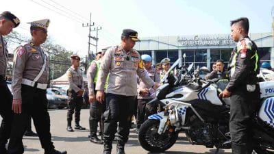 Pengamanan Pemilu 2024, Polresta Malang Kota Cek Kesiapan Sarana dan Prasarana Operasi