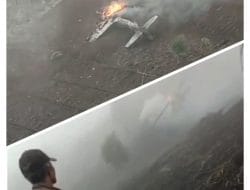 Pesawat TT3103 Milik TNI AU Jatuh di Pasuruan