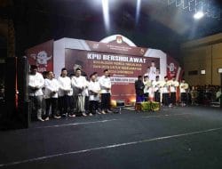 KPU Kabupaten Kediri Gelar Bersholawat Bersama Gus Lik sambil Sosialisasi Pemilu 2024