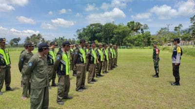 Polres Malang Bekali Linmas Pelatihan Pengamanan Pemilu 2024