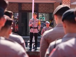 Apel Besar Polres Batu Jelang Rangakaian Pengamanan Pemilu 2024