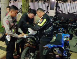 Polresta Malang Kota Amankan Ratusan  Kendaraan Milik Pelaku Balap Liar