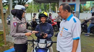 KB Samsat Malang Kota Gelar Opgab Upaya Peningkatan Taat Pajak Ranmor