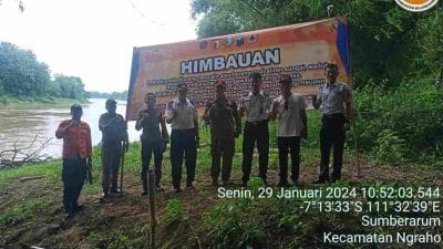 BPBD Bojonegoro Imbau Warga Hati-hati Beraktivitas di Perairan