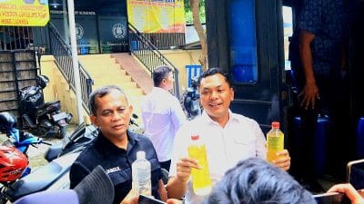 Polres Blitar Kota Grebek Gudang Miras Arak Jawo