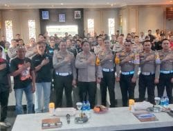 Satlantas Polres Batu Deklarasi Zero Knalpot Brong Bersama 7 Polres Karesidenan