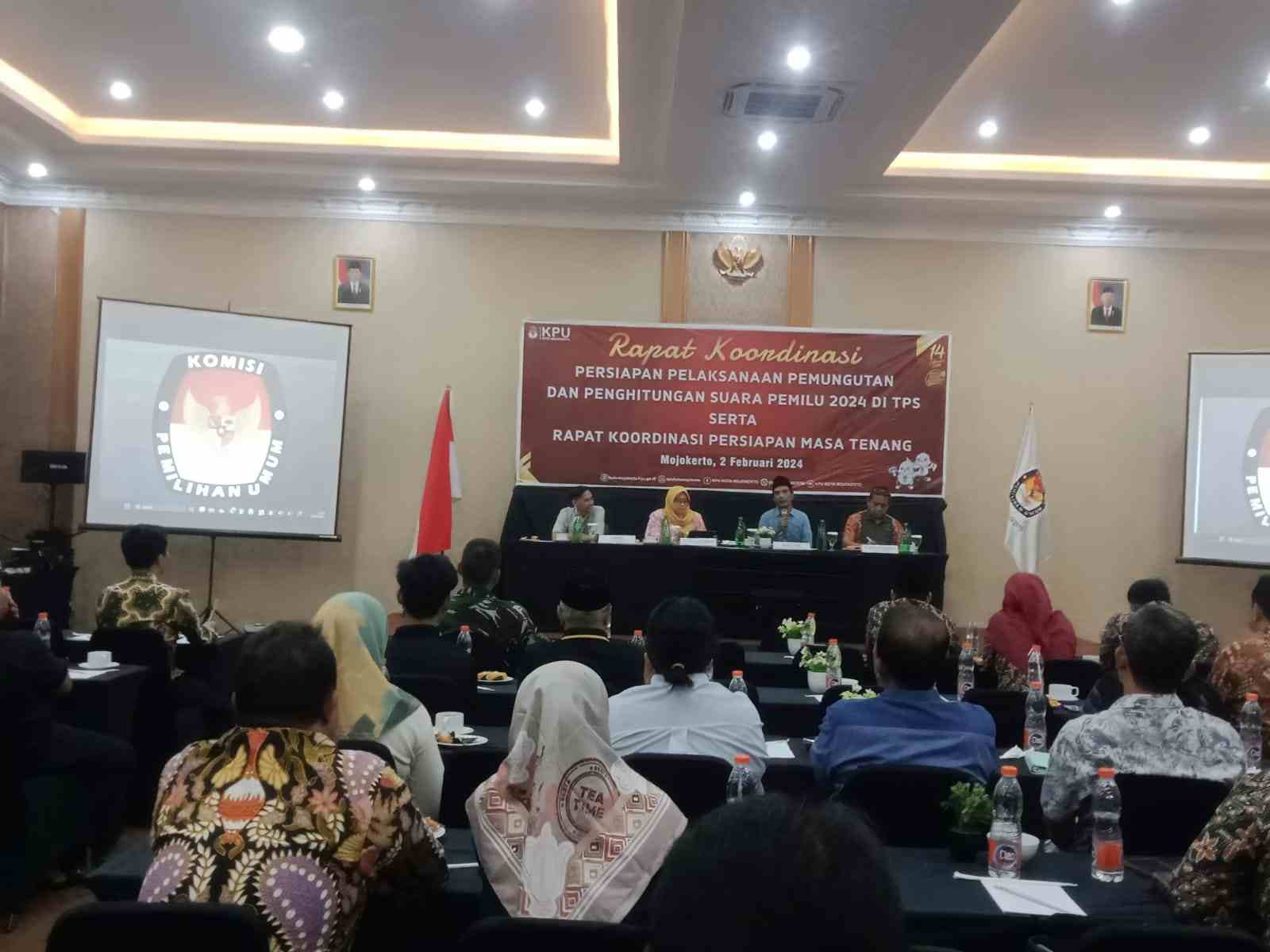 KPU Kota Mojokerto Gelar Rapat Koordinasi Persiapan Pelaksanaan Pemilu 2024