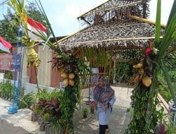 Tekan Golput, TPS di Pagelaran Malang Dirias ala Hajatan Pernikahan