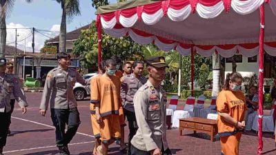 Polres Malang Ungkap Pengedar Sabu Perempuan Dari Lapas, Terancam 20 Tahun