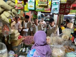 Antisipasi Penimbunan Bahan Pokok, Satgas Pangan Polres Malang Turun ke Sejumlah Pasar