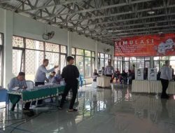 KPU Kota Mojokerto Gelar Simulasi Tahapan Pelaksanaan Pemilu 2024