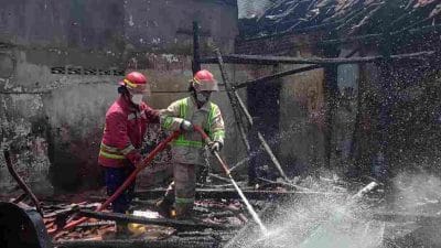 Satu Rumah Di Pagelaran Hangus Terbakar, Rugikan Rp300 Juta