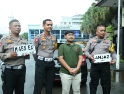 Mahasiswa UB Pakai Nopol Palsu Diamankan Polisi Malang Kota