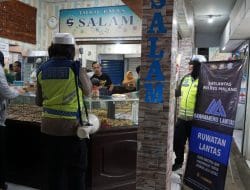 Polantas Blusukan ke Pasar, Sosialisasikan Operasi Keselamatan Semeru 2024