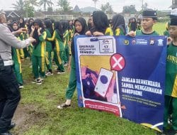 Kepolisian Resor Malang Bekali Pelajar MTs An Nur Tata Tertib Berlalu Lintas