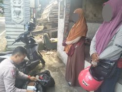 Satlantas Polres Batu Amankan Terduga Pencuri Baju di 3 Toko Pakaian