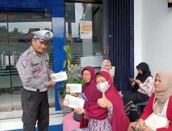 Unit Lantas Polsek Turen Ikut Sosialisasikan Operasi Keselamatan Semeru 2024