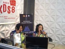 Melalui Radio, Satlantas Polres Malang Sosialisasikan Operasi Keselamatan Semeru 2024
