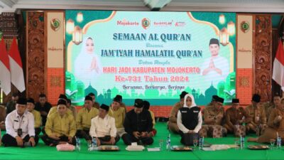 Jelang Hari Jadi ke-731 Pemkab Mojokerto Gelar Semaan Al-Quran