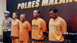 4 Perampok Sekap Korban di Kalipare Terancam 12 Tahun Penjara