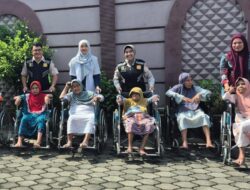 Di Bulan Suci Ramadan, Sie Dokkes Polresta Malang Kota Sambangi Lansia di Panti Al Islah