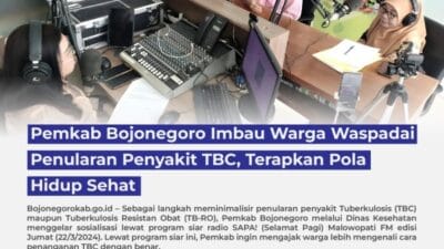 Pemkab Bojonegoro Imbau Warga Waspadai Penularan Penyakit TBC