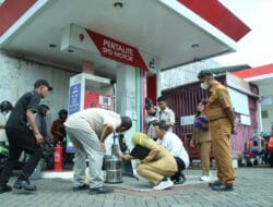 Antisipasi Kecurangan 2 SPBU di Kota Malang Didatangi Polisi