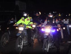 Polres Malang Sukses Jaga Keamanan Malam Takbiran Idul Fitri 1445 H