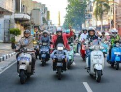 Mas Pj Bersama Scooterist Berkeliling Menikmati Indahnya Kota Mojokerto