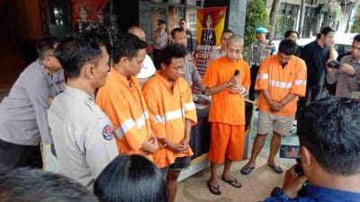 Tim Resmob Polresta Malang Kota Ringkus 4 Tersangka Sindikat Curamor dengan 19 TKP