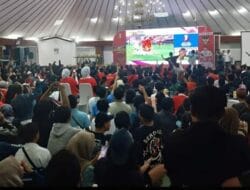 Semangat Menggelora di Pendopo Malowopati Bojonegoro Dukung Timnas U23