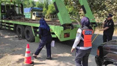 Dishub Nganjuk Bersama Satlantas Gelar Operasi ODOL